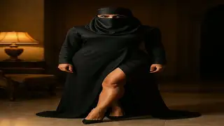 My hijab hides how wet I get.