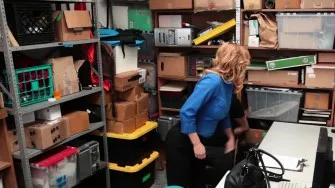 Frustrated MILF LP officer orders a suspect to fuck her