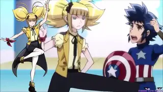 Future Avengers CHLOE BALLBUSTING 3 Nutshots Anime Kick In The Balls