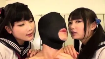 Cute amateur asian gives a wet blowjob