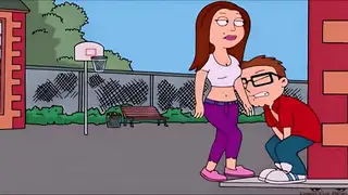 Steve got KICK IN THE BALLS twice ballbusting  painful kick in the nuts femdom, american dad