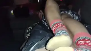 Hot Femdom Milf Goddess Rough Sock Job Footjob  Toejob With Cock Stomping On Hard Tattooed Cock