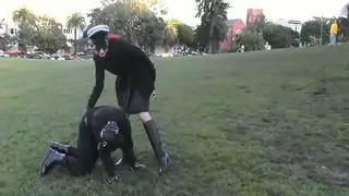 Outdoor Femdom Pet Play