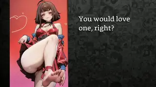[FayGrey] [Mumei makes you worship her feet and turns you into her permanent foot slave] (Joi Gentle Humiliation Footjob FeetWorship PetPlay Degradation)
